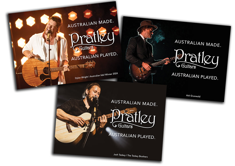 Pratley SL Stage Solid Top Qld Blue Fig, Layered Fig Back & Sides w/pickup