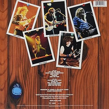 AC/DC – Fly On The Wall 50th Anniversary Gold Vinyl LP ACDC