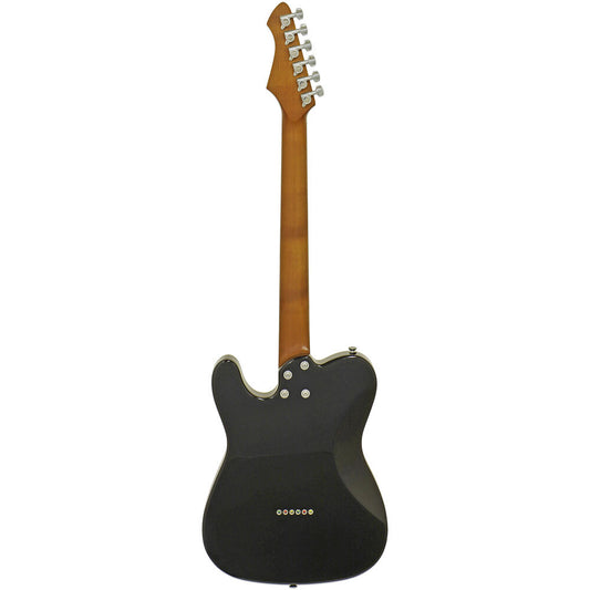 Aria 615-GTR Nashville Electric Guitar in Black Gloss Finish