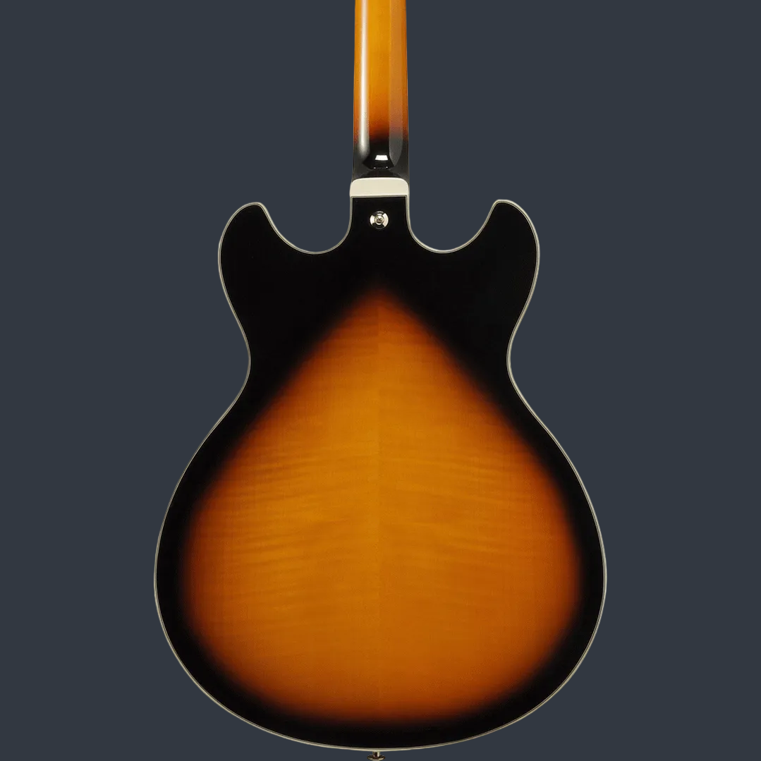 Ibanez AS113BS Artcore Semi-Hollow Electric Guitar – Brown Sunburst Semi-Hollow Guitars