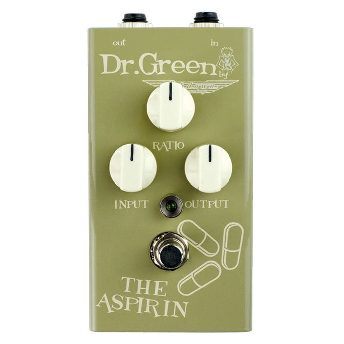 Ashdown Dr Green "The Aspirin" Bass Compressor Pedal