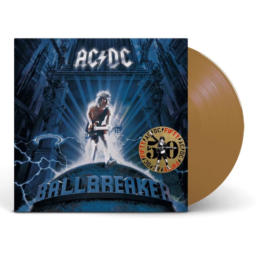 AC/DC – Ballbreaker 50th Anniversary Edition, Gold Colour Vinyl LP ACDC