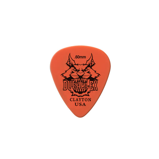 Clayton Duraplex Rounded Triangle Guitar Picks 0.60mm Clayton Guitar Accessories