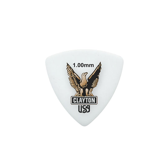 Clayton Acetal Eagle Rounded Triangle Guitar Picks 1.00mm Clayton Guitar Accessories