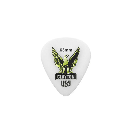 Clayton Acetal Eagle Standard Guitar Picks 0.63mm Clayton Guitar Accessories