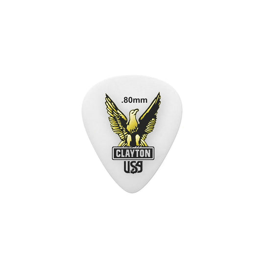 Clayton Acetal Eagle Standard Guitar Picks 0.80mm Clayton Guitar Accessories