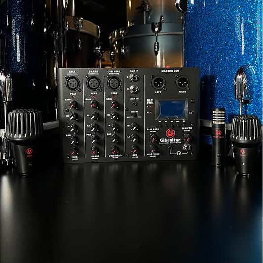 Gibraltar GDMS Drum Monitor System with 3 Microphones Audio