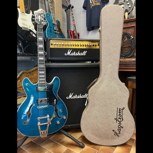 Hagstrom Tremar Viking Deluxe Semi-Hollow Guitar with Branded Hardcase Hagstrom Guitars Semi-Hollow Guitars