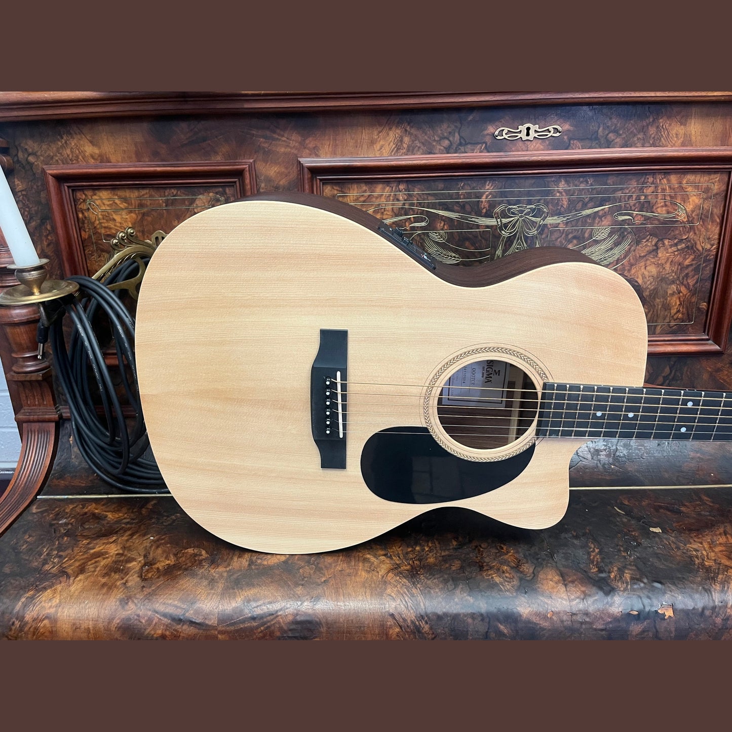 Sigma 000TCE – Compact 000‑Size Cutaway Acoustic‑Electric Guitar