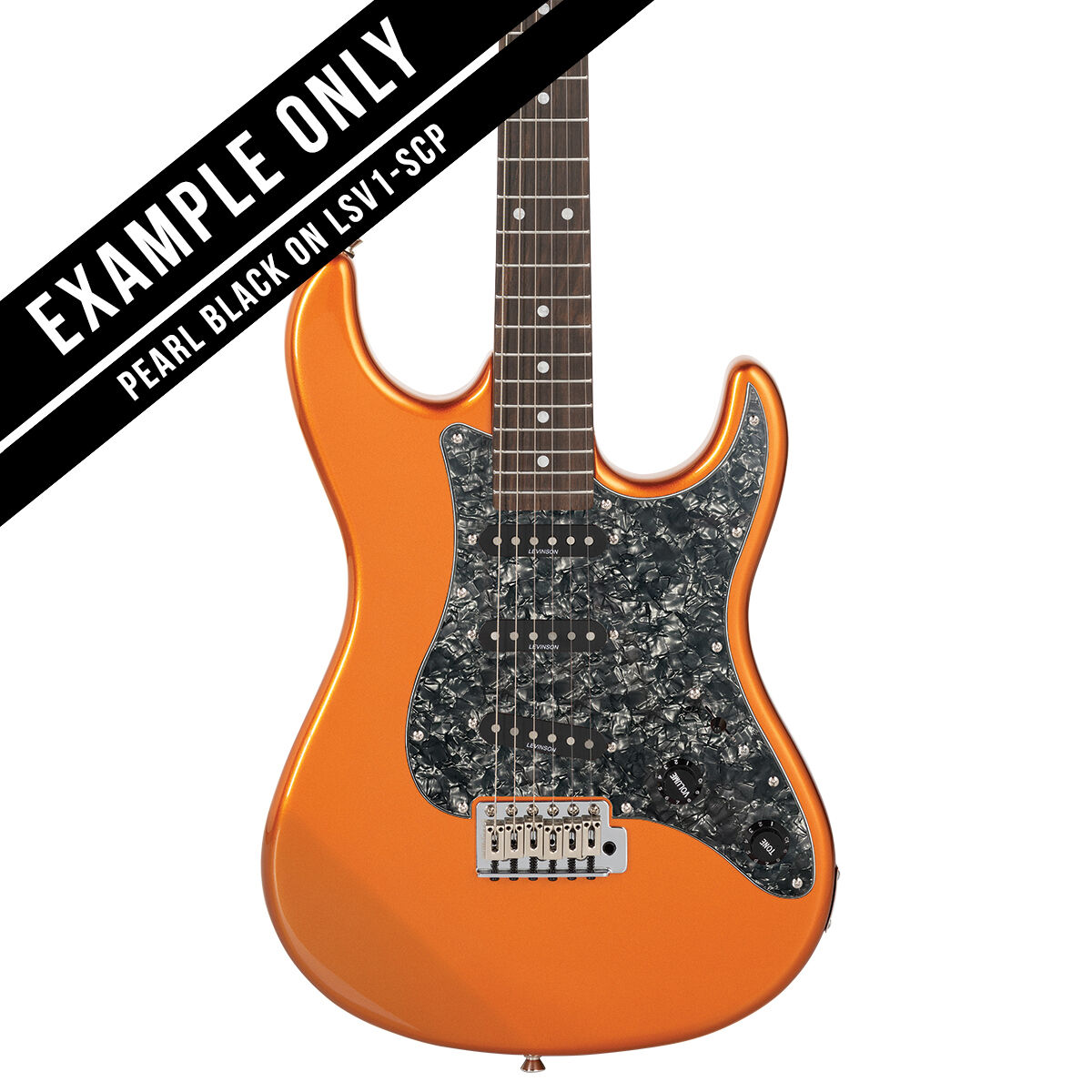 Levinson Sceptre Ventana Standard 3 Ply Pickguard - Pearl Black