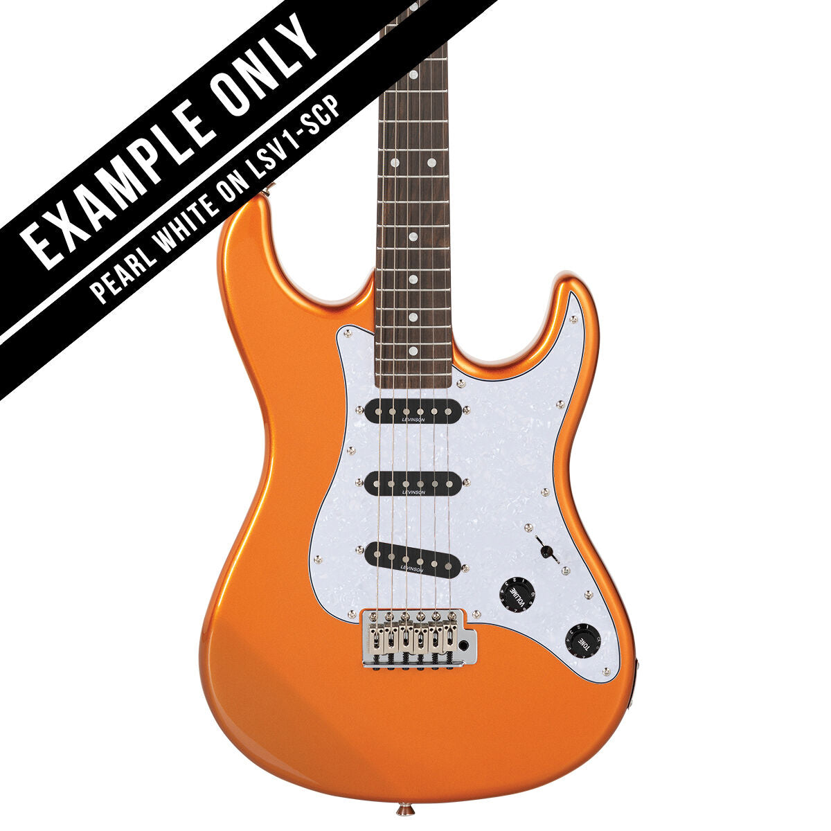 Levinson Sceptre Ventana Standard 3 Ply Pickguard - Pearl White