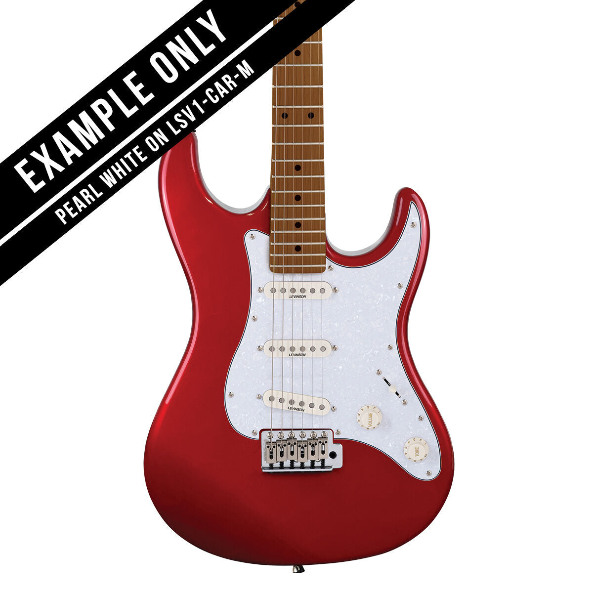 Levinson Sceptre Ventana Standard 3 Ply Pickguard - Pearl White