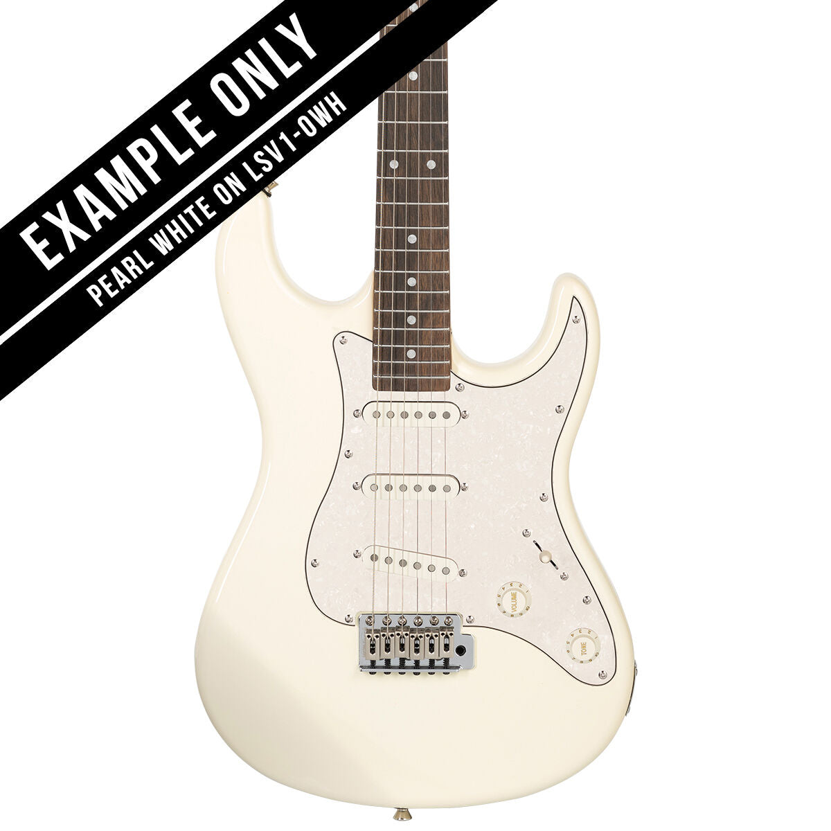 Levinson Sceptre Ventana Standard 3 Ply Pickguard - Pearl White