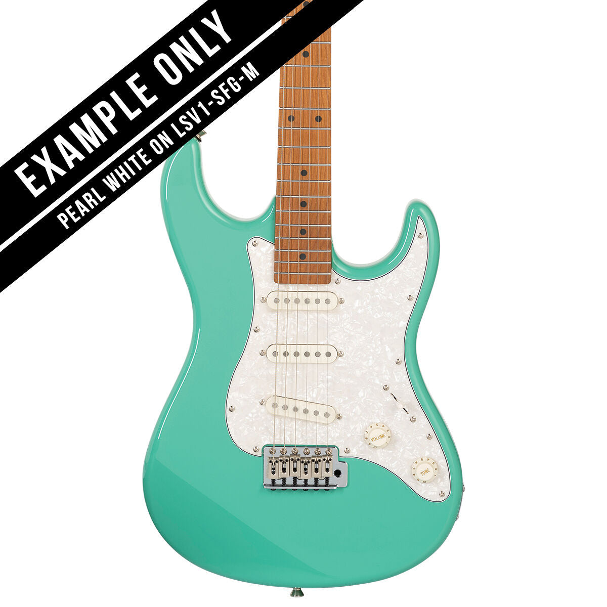 Levinson Sceptre Ventana Standard 3 Ply Pickguard - Pearl White