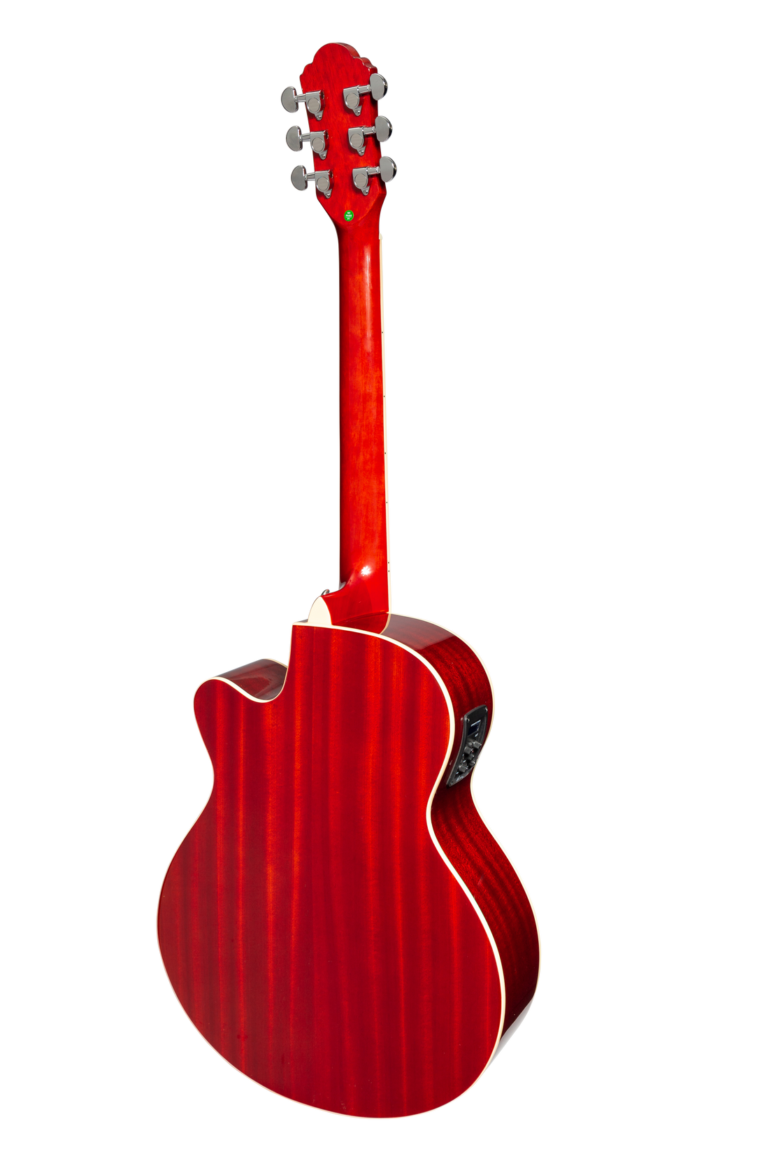 Martinez '41 Series' Folk Size Cutaway Acoustic-Electric Guitar (Red Sunburst)