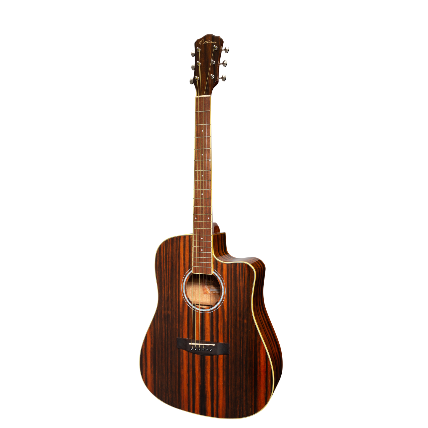 Martinez '51 Series' Acoustic-Electric Dreadnought Cutaway Guitar Amara Gloss Martinez Acoustic Guitars