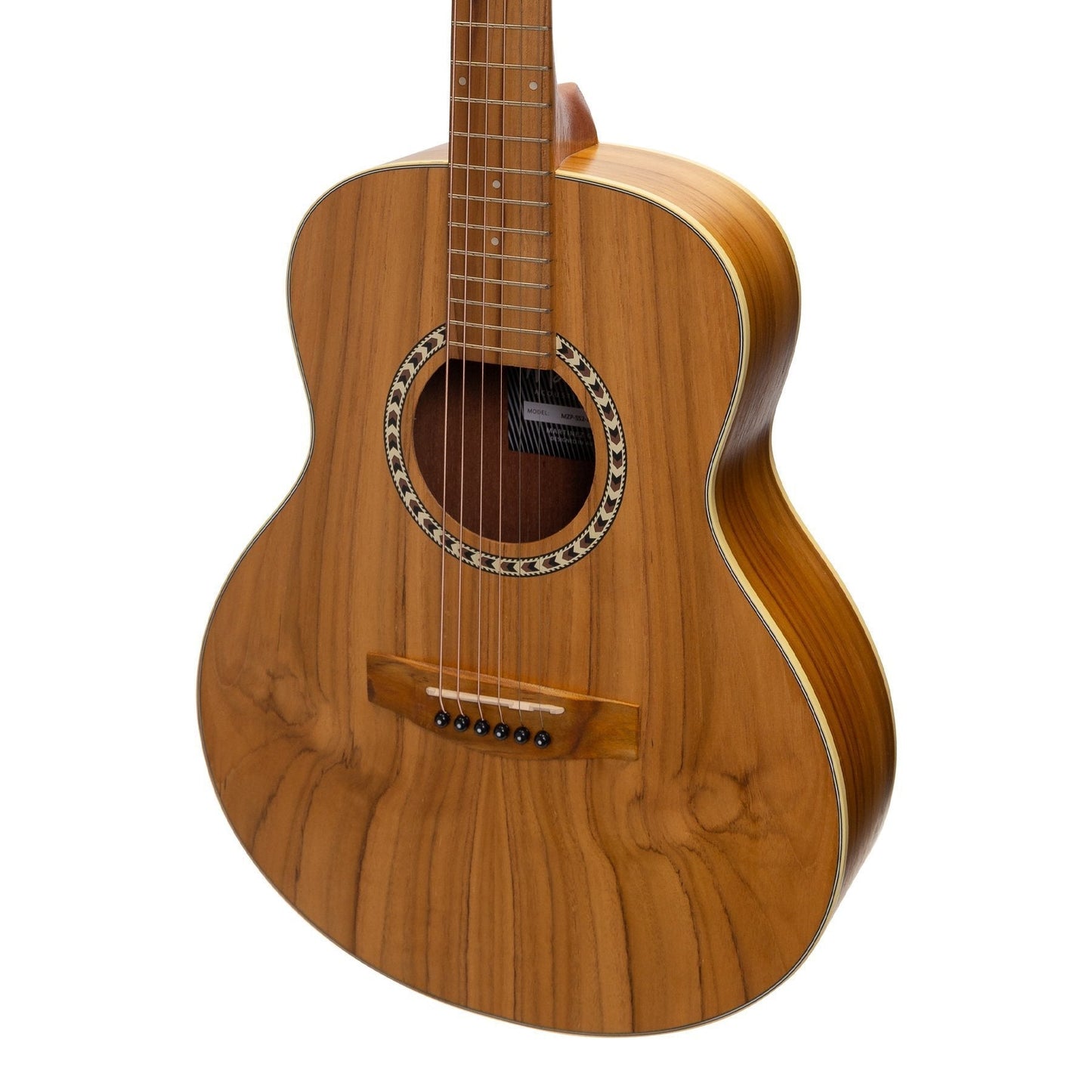 Martinez Acoustic-Electric Short Scale Guitar Jati-Teakwood Martinez Acoustic Guitars