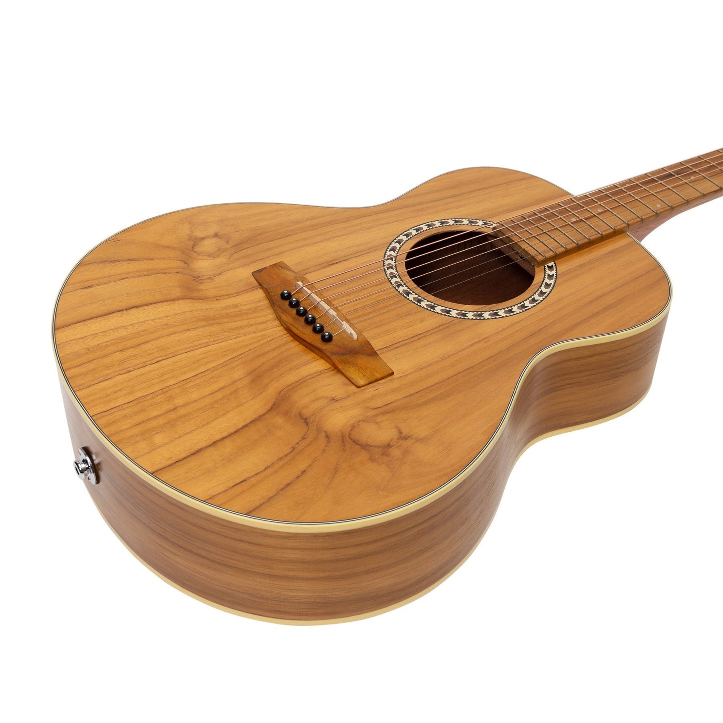 Martinez Acoustic-Electric Short Scale Guitar Jati-Teakwood Martinez Acoustic Guitars