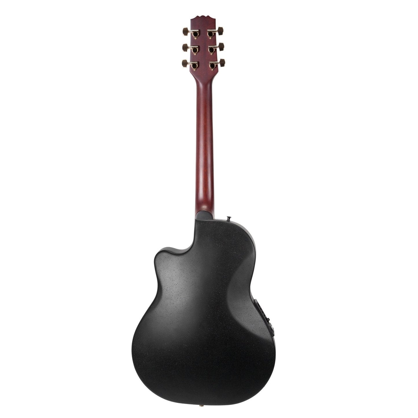 Martinez 'Flame Finish' Acoustic-Electric Roundback Cutaway Guitar Honeyburst Martinez Acoustic Guitars