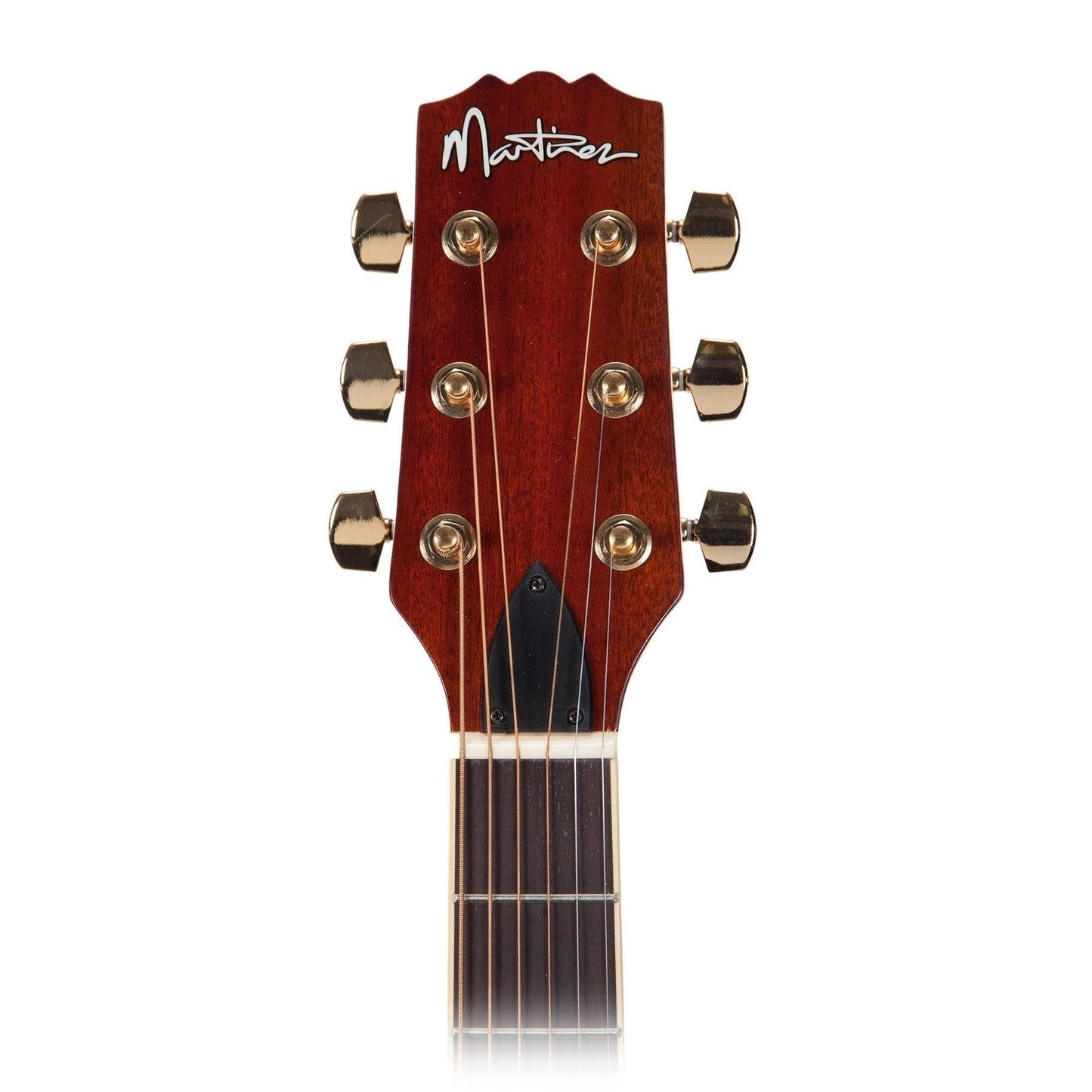 Martinez 'Flame Finish' Acoustic-Electric Roundback Cutaway Guitar Honeyburst Martinez Acoustic Guitars