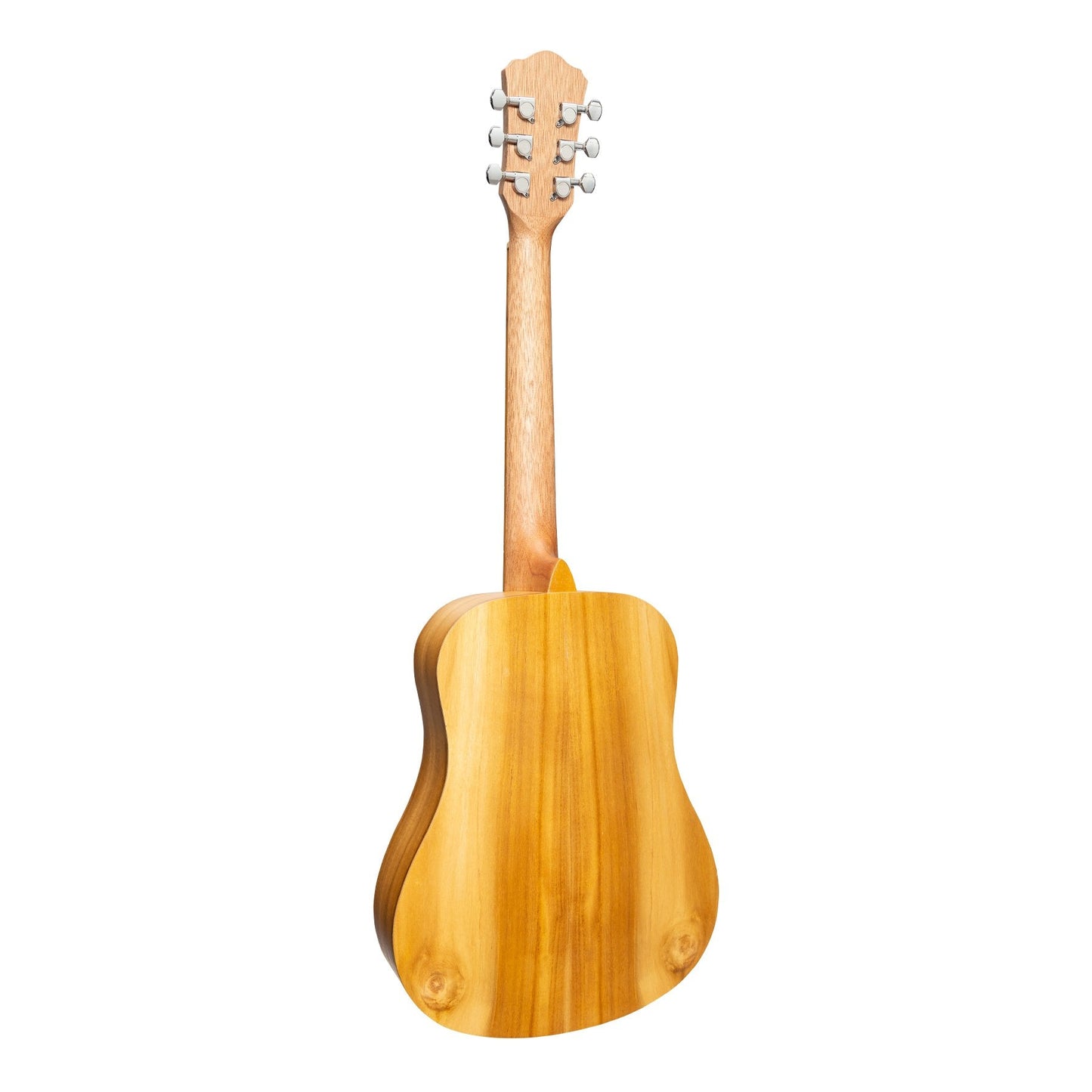 Martinez Left Handed Acoustic Babe Traveller Guitar Jati-Teakwood Martinez Acoustic Guitars