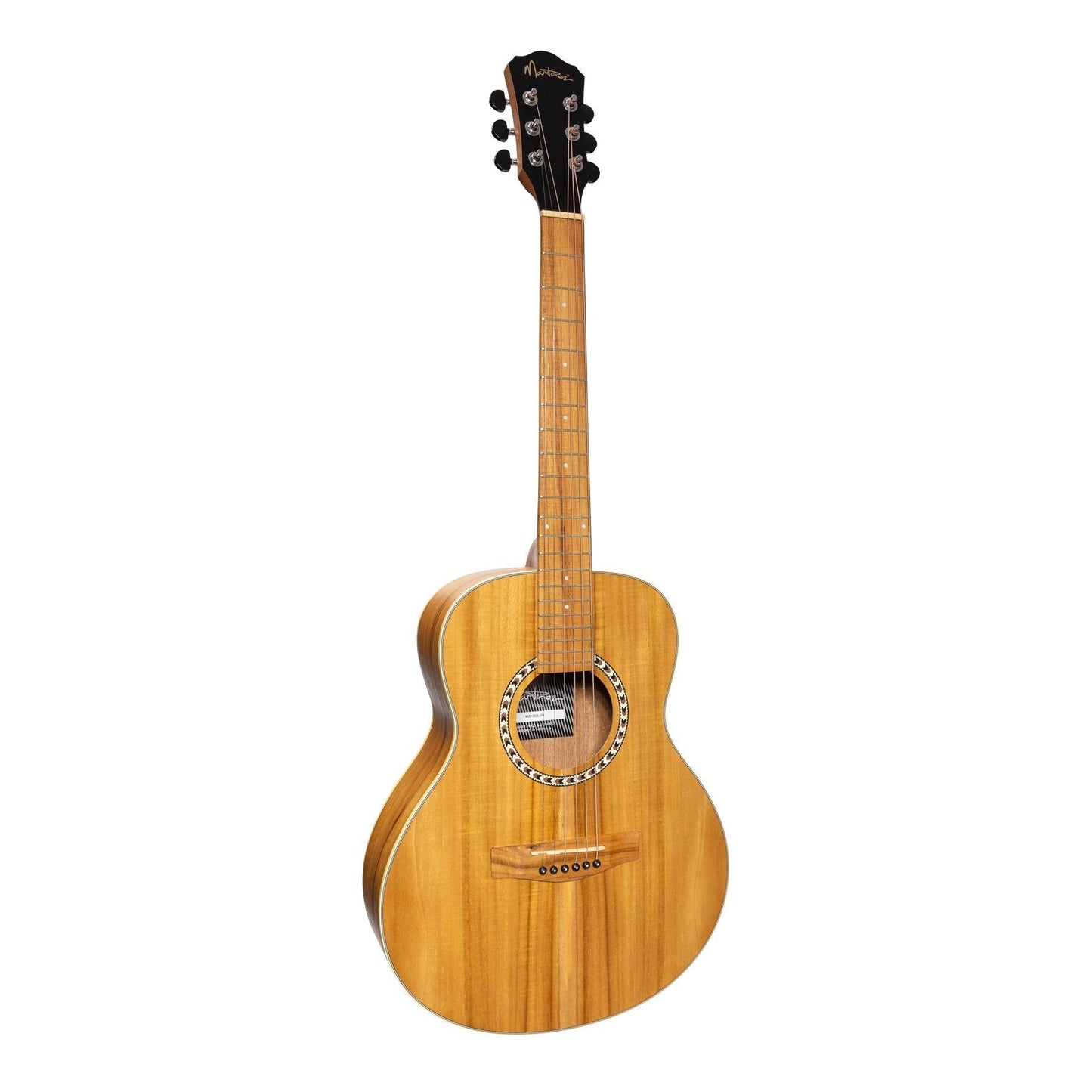 Martinez Left Handed Acoustic-Electric Short-Scale Guitar Jati-Teakwood Martinez Acoustic Guitars