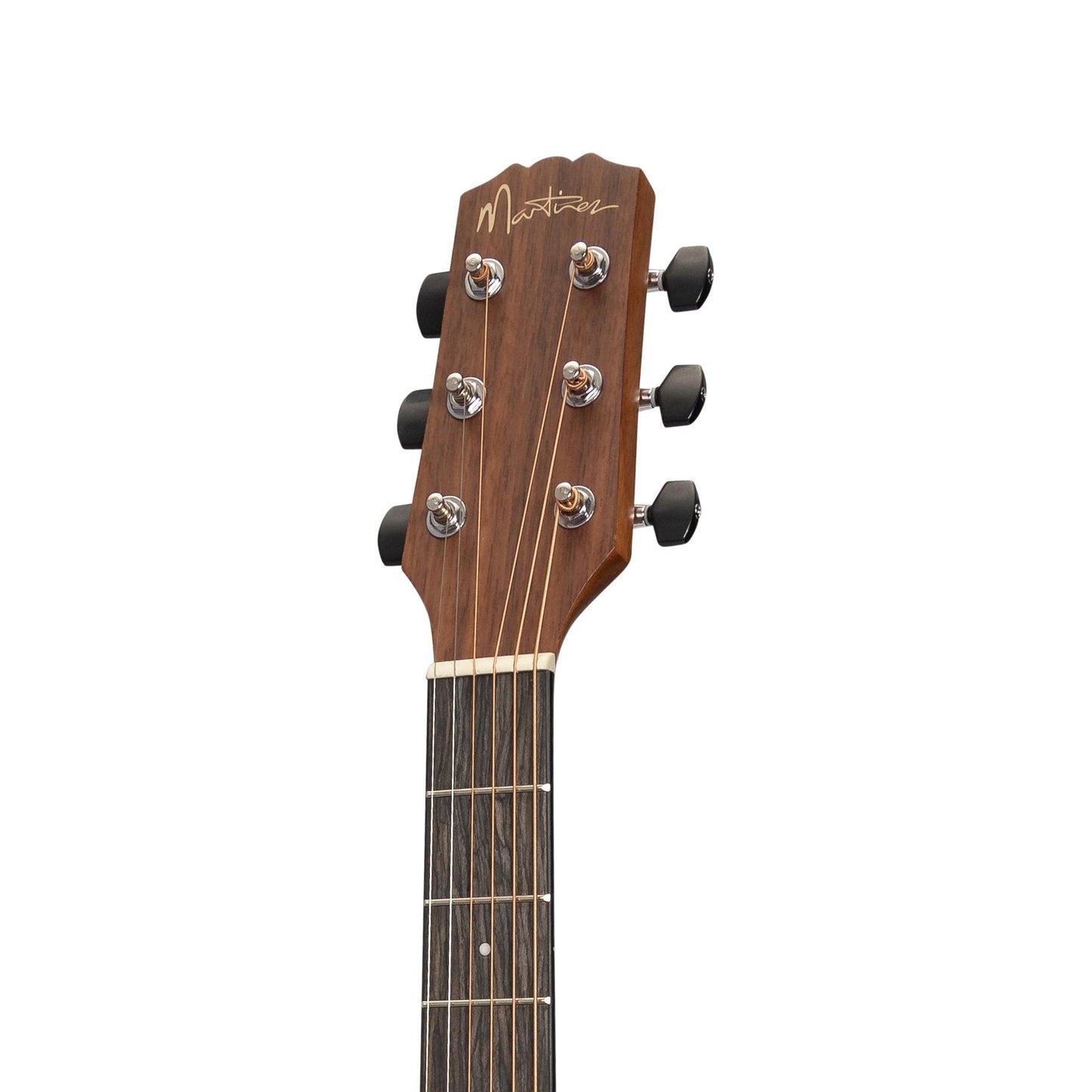 Martinez 'Natural Series' Left Handed Solid Mahogany Top Acoustic-Electric Small Body Cutaway Guitar Open Pore Martinez Acoustic Guitars