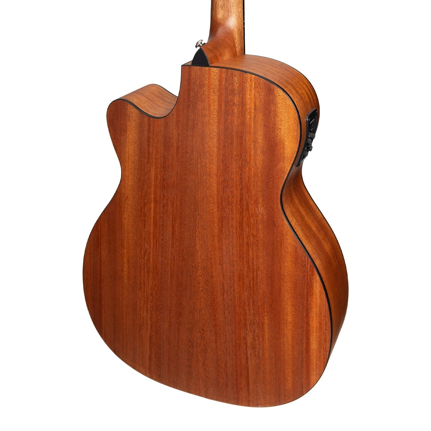 Martinez 'Natural Series' Solid Spruce Top Acoustic-Electric Small Body Cutaway Guitar Open Pore Martinez Acoustic Guitars
