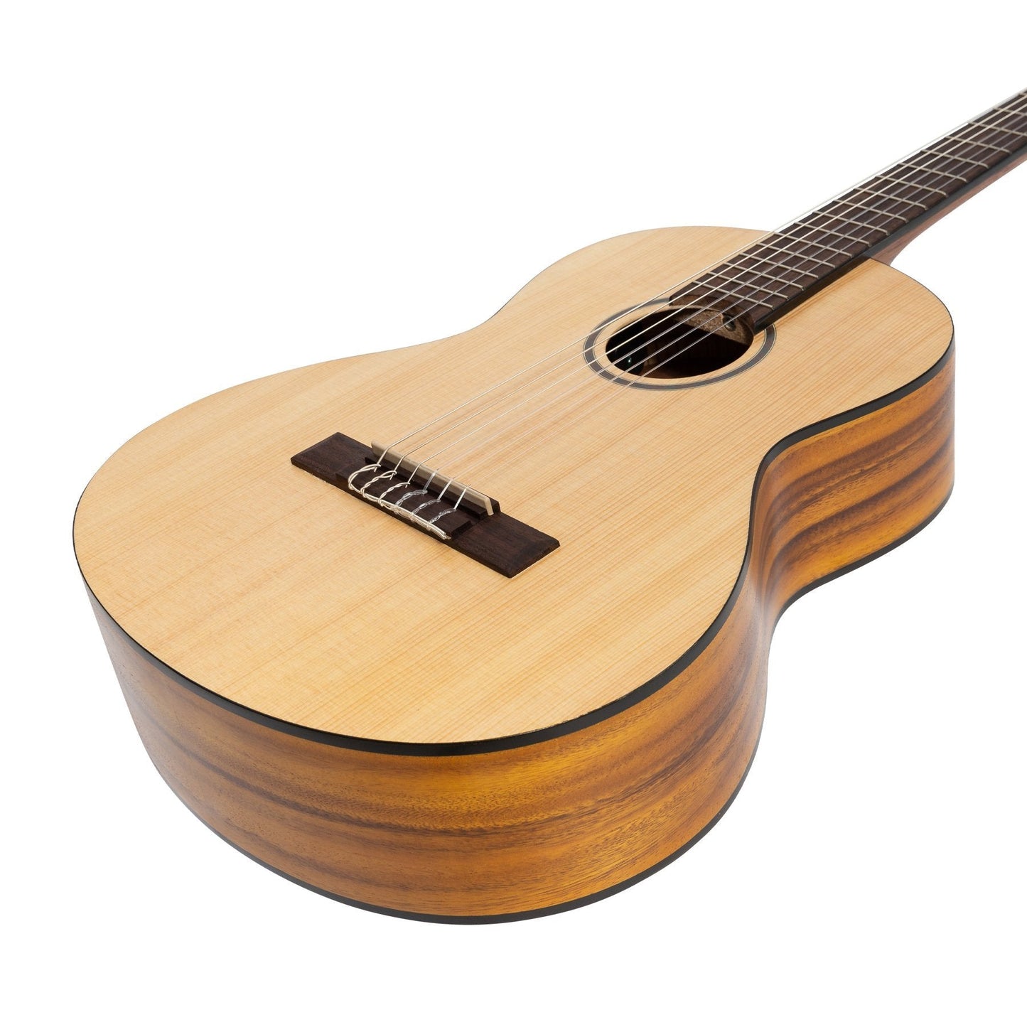 Martinez 'Slim Jim' 3/4 Size Student Classical Guitar Pack with Built In Tuner Spruce/Koa Martinez Classical Guitar