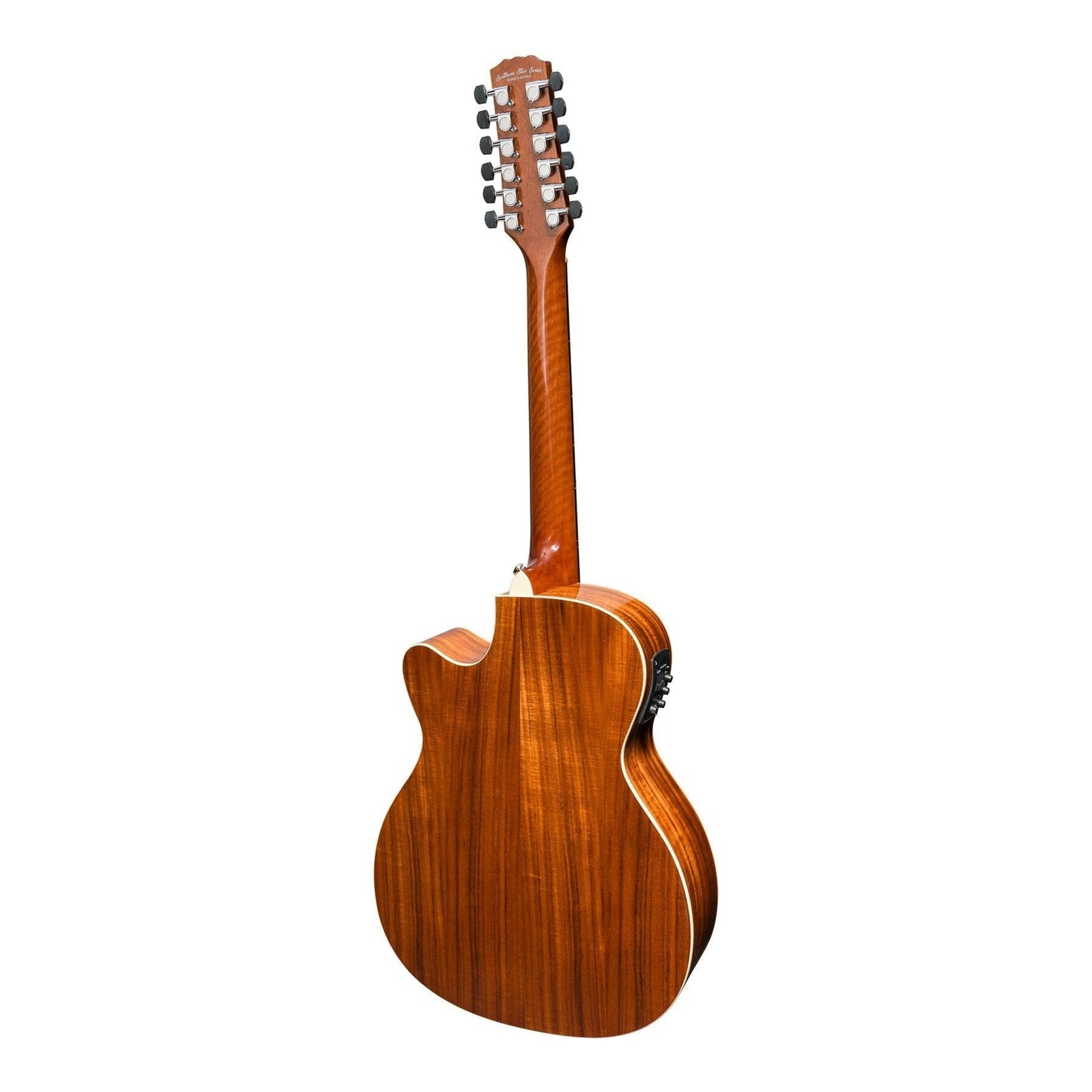 Martinez 'Southern Star Series' Koa Solid Top 12-String Acoustic-Electric Small Body Cutaway Guitar Natural Gloss Martinez Acoustic Guitars