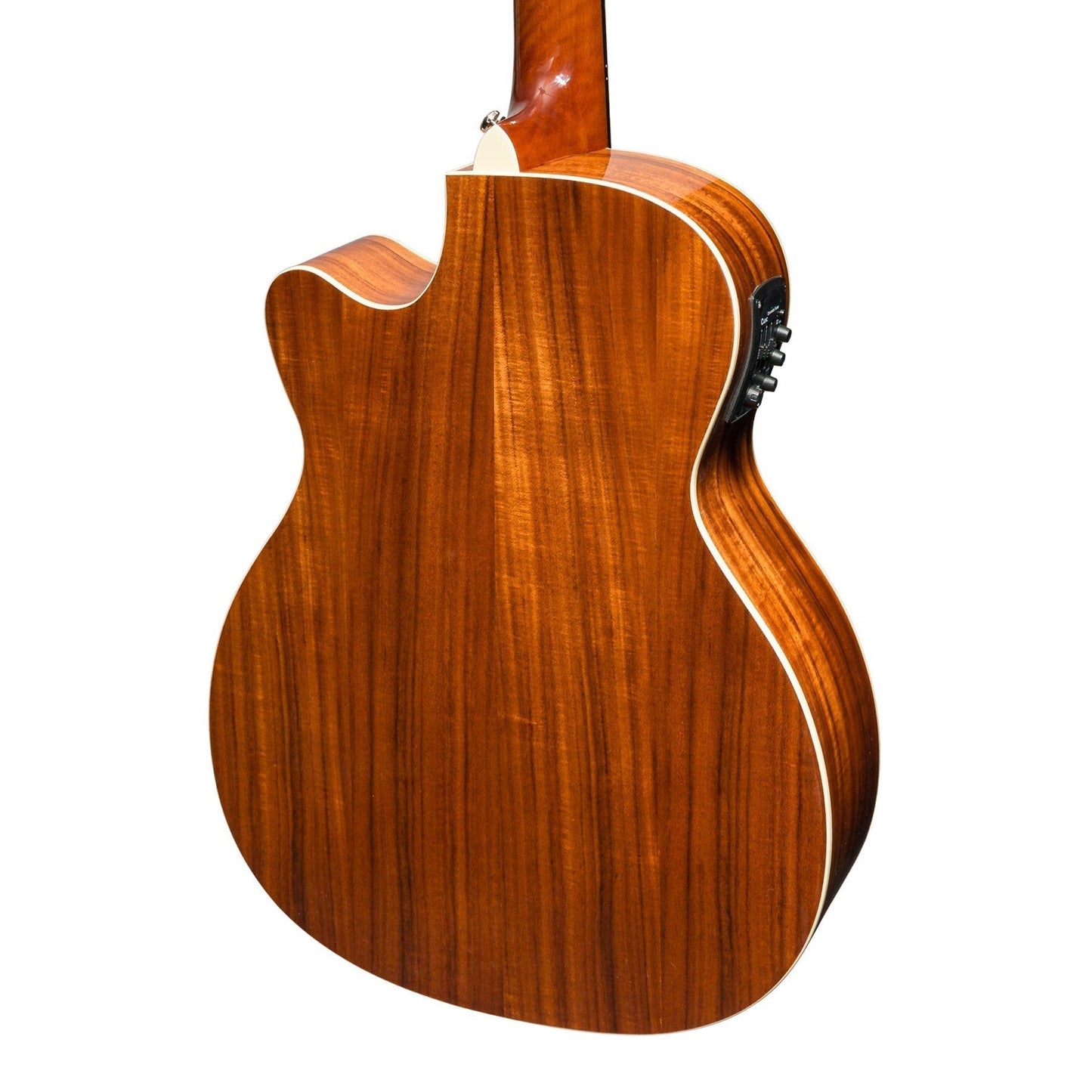 Martinez 'Southern Star Series' Koa Solid Top 12-String Acoustic-Electric Small Body Cutaway Guitar Natural Gloss Martinez Acoustic Guitars