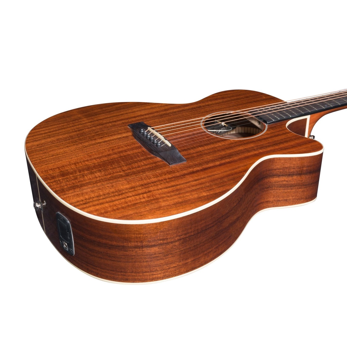 Martinez 'Southern Star Series' Koa Solid Top Acoustic-Electric Small Body Cutaway Guitar Natural Gloss Martinez Acoustic Guitars