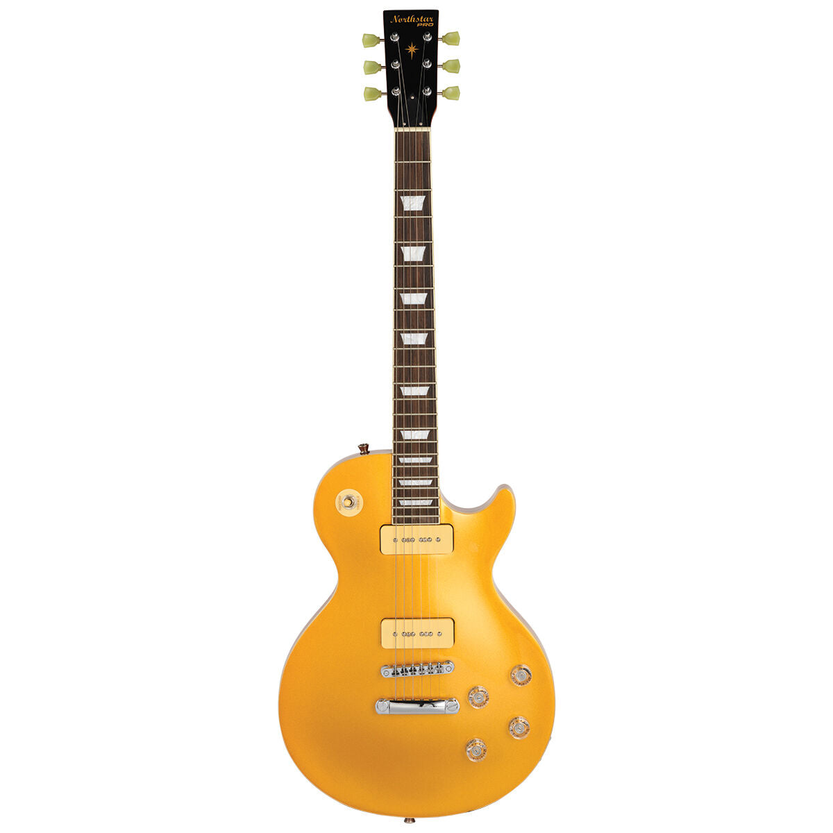Northstar Pro NSP3-GT Electric Guitar – Metallic Gold Top