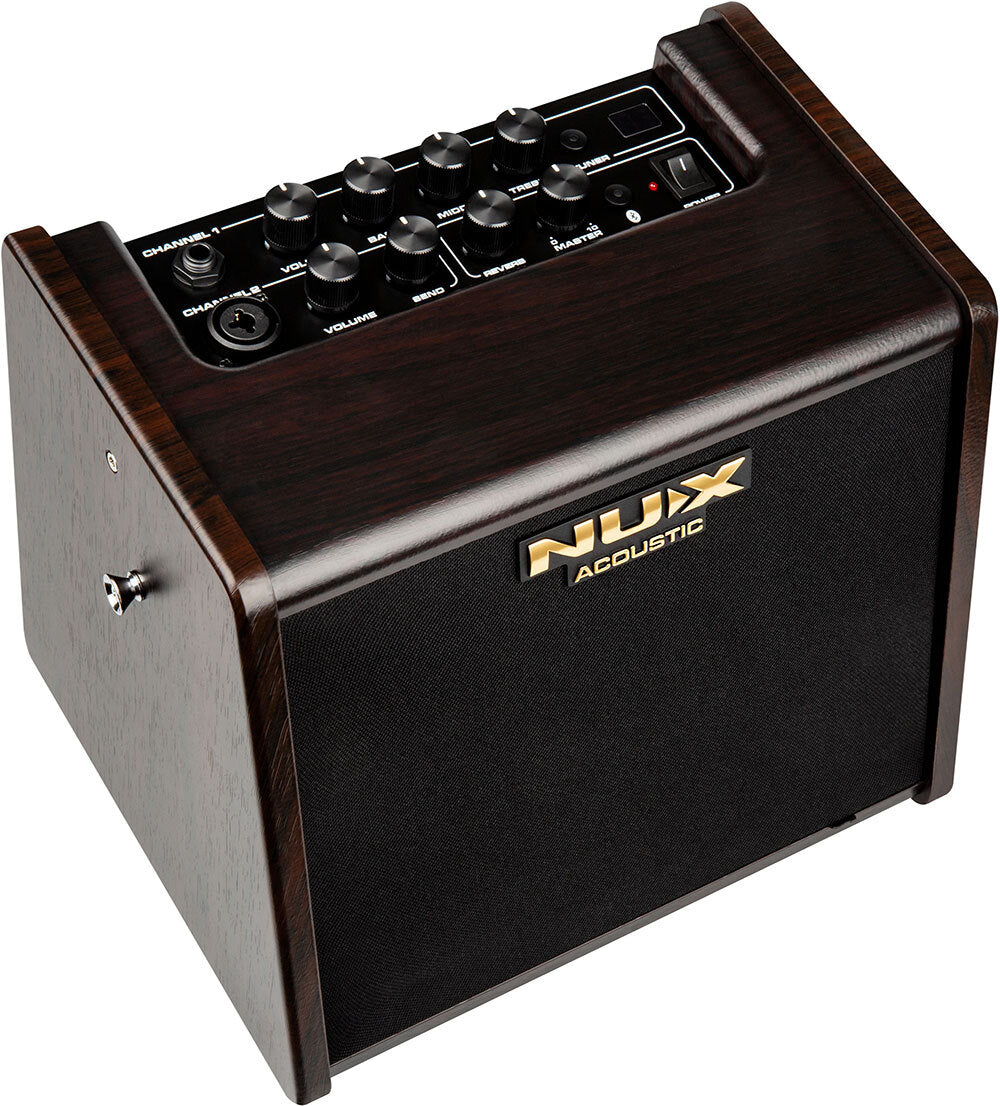 NU-X AC25 Stageman 2-Channel, 25W Battery Operated Acoustic Amplifier