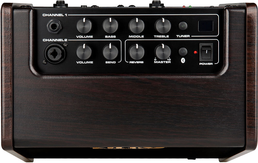NU-X AC25 Stageman 2-Channel, 25W Battery Operated Acoustic Amplifier