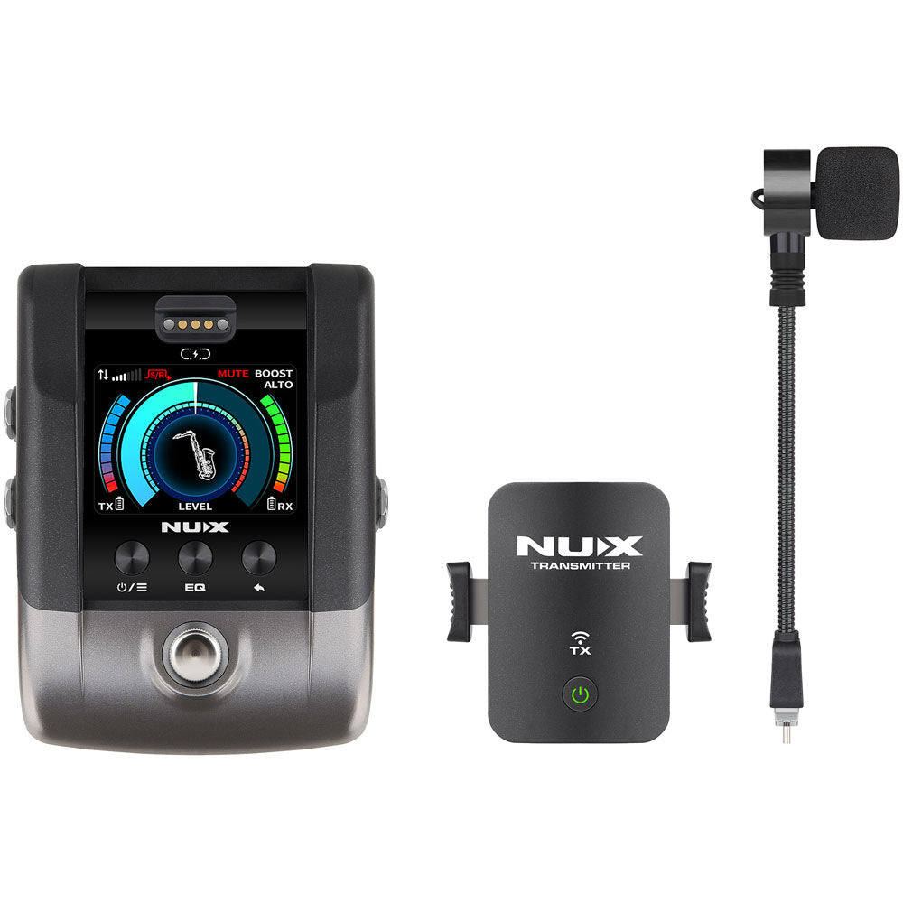 NU-X B-6 Pro Digital 2.4GHz Wireless System for Wind Instruments Audio