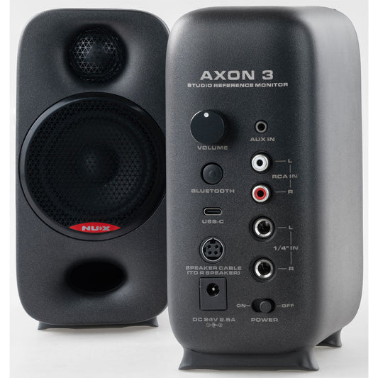 NU-X Axon 3 Studio Reference Monitor Speakers (Pair)