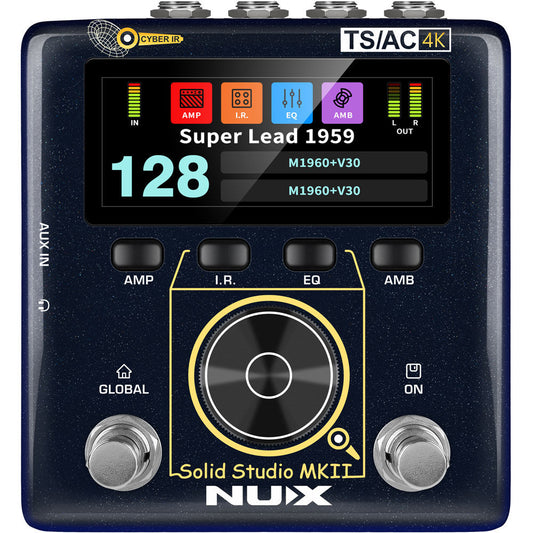NU-X Verdugo Series Solid Studio MKII Preamp, Power Amp Simulator & IR Loader Effects Pedals