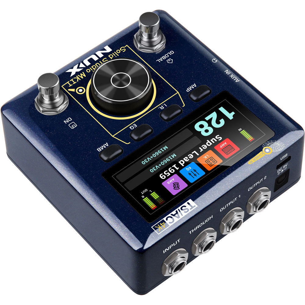NU-X Verdugo Series Solid Studio MKII Preamp, Power Amp Simulator & IR Loader Effects Pedals