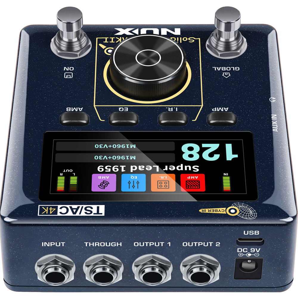 NU-X Verdugo Series Solid Studio MKII Preamp, Power Amp Simulator & IR Loader Effects Pedals