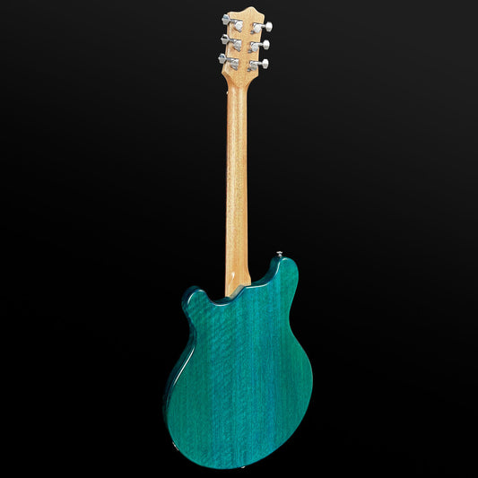 Pratley AP11 Double Cut Solid Body Electric Single Coil Natural Blue Pratley Guitars Electric Guitars