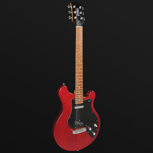 Pratley AP11 Double Cut Solid Body Electric Single Coil Natural Red Pratley Guitars Electric Guitars