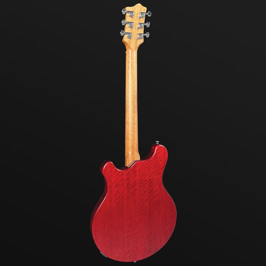 Pratley AP11 Double Cut Solid Body Electric Single Coil Natural Red Pratley Guitars Electric Guitars