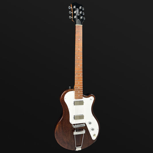 Pratley Indigo Single Cutaway Solid Body Electric Mini Humbuckers Natural Walnut Pratley Guitars Electric Guitars