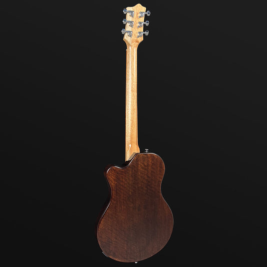 Pratley Indigo Single Cutaway Solid Body Electric Mini Humbuckers Natural Walnut Pratley Guitars Electric Guitars