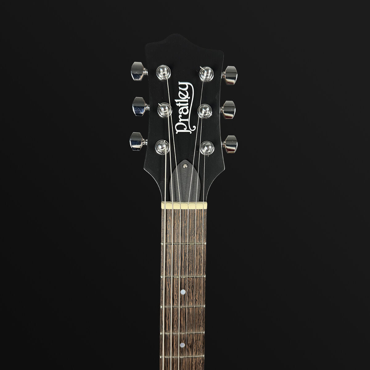 Pratley Indigo Pro Single Cutaway Solid Body Electric Mini Humbuckers Transparent Lagoon Blue