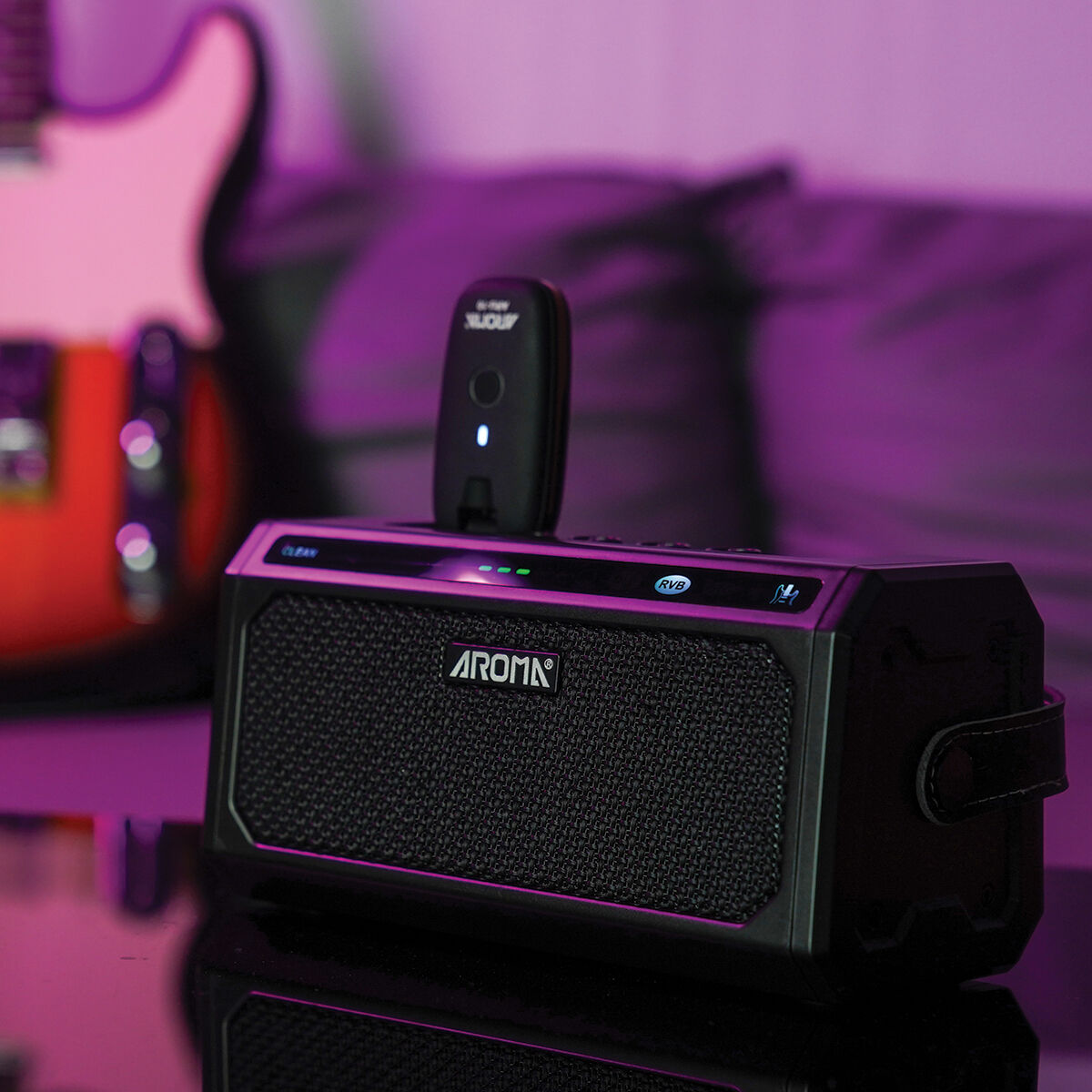 Aroma 10W Electric Guitar Amplifier with Drum Machine