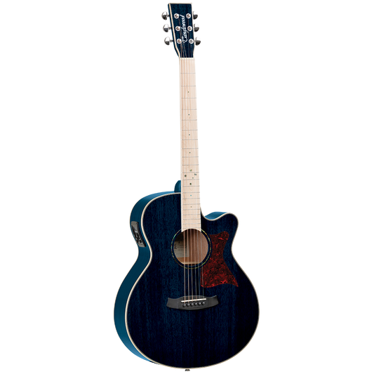 Tanglewood TW4EBLA Winterleaf Blonde Superfolk C/E Bondi Blue Gloss Tanglewood Guitars Acoustic Guitars