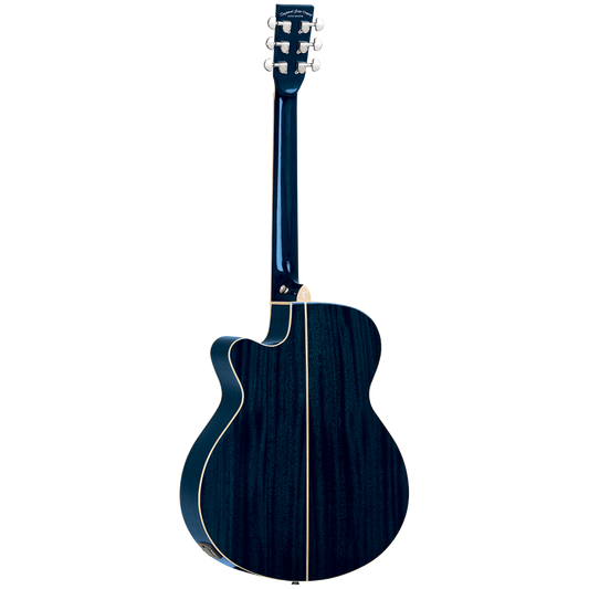 Tanglewood TW4EBLA Winterleaf Blonde Superfolk C/E Bondi Blue Gloss Tanglewood Guitars Acoustic Guitars