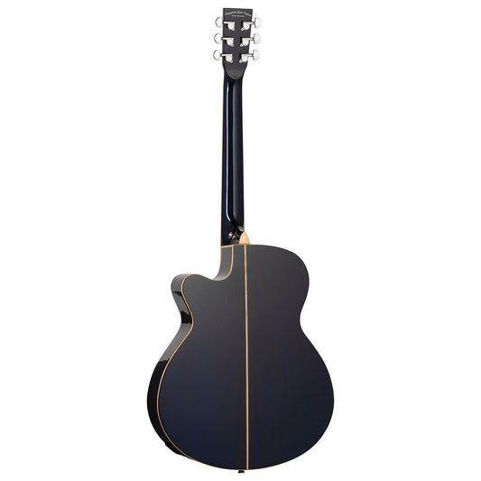 Tanglewood Winterleaf Pro Blonde Superfolk C/E Bondi Blue Gloss Acoustic Guitars